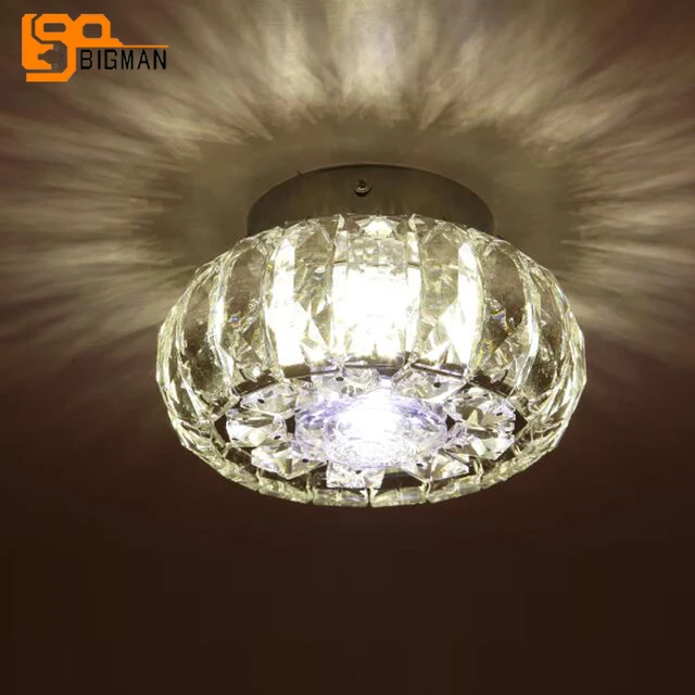 New Design Crystal Ceiling Lamp Lustre Plafonnier Led Moderne Light