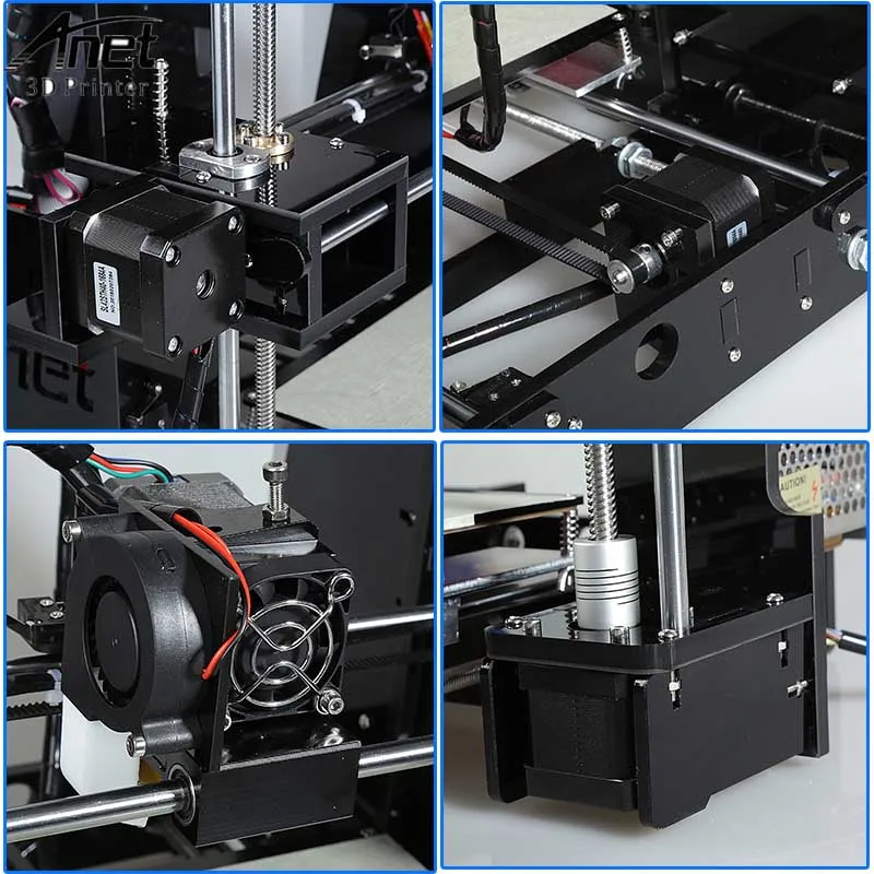 Anet A6 3d Принтер Комплект Reprap i3 3d принтер наборы DIY самостоятельная сборка 3D-принтер с высокой точностью большого размера настольный ЖК-экран