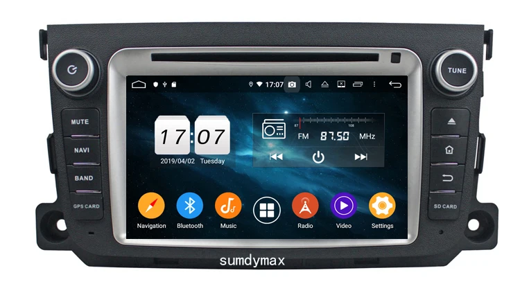 Best Android 9.0 Two Din 7 Inch Car DVD Player Stereo System For Mercedes/Benz/Smart/Fortwo Octa Cores 4G RAM WIFI Radio FM/AM GPS 5 Best Android 9.0 Two Din 7 Inch Car DVD Player Stereo System For Mercedes/Benz/Smart/Fortwo Octa Cores 4G RAM WIFI Radio FM/AM GPS 5