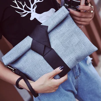 

2016 Special Offer Envelope Polyester Shoulder Bags Korean Hit Color Bag Envelopes Summer New Hand Shoulder Messenger Bag0.34