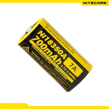 

Nitecore NI18350A IMR 18350 IMR18350 700mAh 7A 3.7V Battery for High Drain Devices