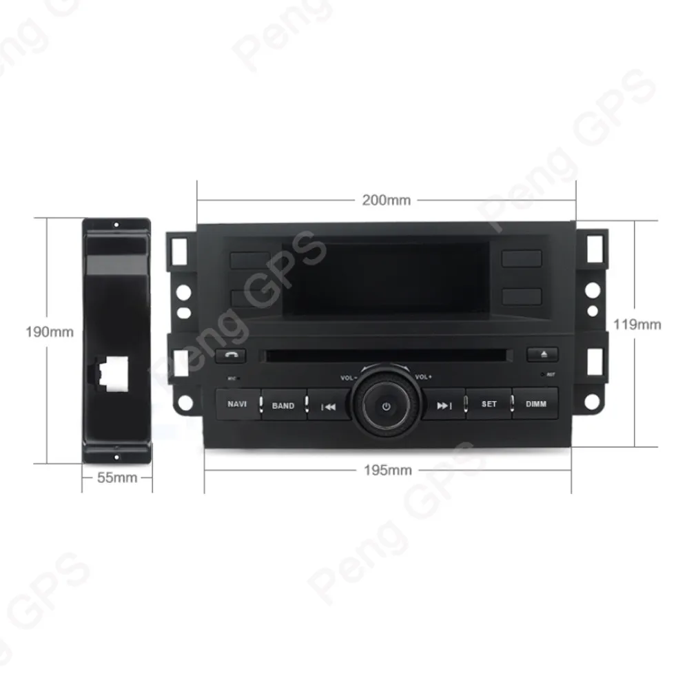 Perfect IPS Screen Car CD DVD Player 2 Din Android 8.1 GPS GPS Navigation for CHEVROLET CAPTIVA 2012 2013 2014 1080P HD Video Headunit 7