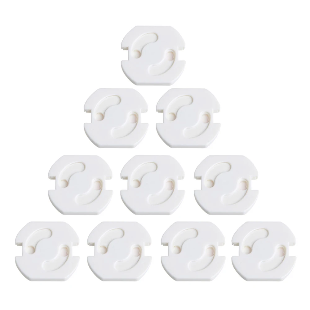 

10PCS Euro Electric Power Box Socket Outlet Plug Protective Cover British Electricity Safety Guard Protection Plugs Protector