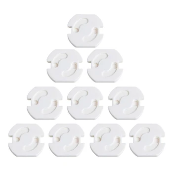 

10PCS Euro Electric Power Box Socket Outlet Plug Protective Cover British Electricity Safety Guard Protection Plugs Protector