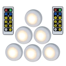3 Вт Настенный светильник для шкафа с беспроводной регулируемой яркостью сенсорный светодиодный светильник для кухонных шкафов для кухонного шкафа светильник в шкаф лестничный светильник