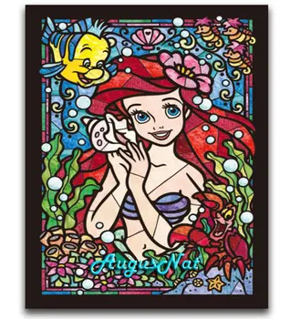 

mermaid diamond painting anime wall art cartoon princess decor kids painting toy children girls painting on canvas craft gift