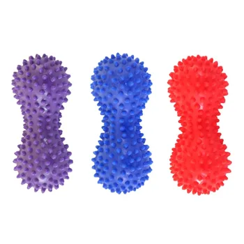 

Practical Design Spiky Peanut Shape Massage Ball Body Pain Relief Muscle Pain Stress Peanut Ball Therapy Health Care Supplies