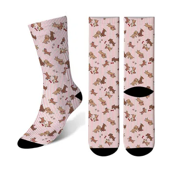 

2019 New funny Socks women animal printed Fashion Colourful Socks Originality Woman Cotton Socks harajuku kawaii Sock 6S-ZWL10