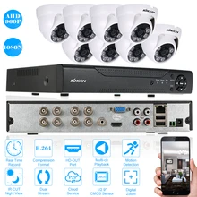 KKmoon 1080N DVR с 8 шт 960 P AHD детектор движения ночного видения CCTV камера для системы безопасности камеры наблюдения комплект