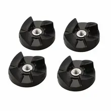  4Pcs Replacement Parts Rubber Gear Spare Part for Magic Bullet New Black 250W 
