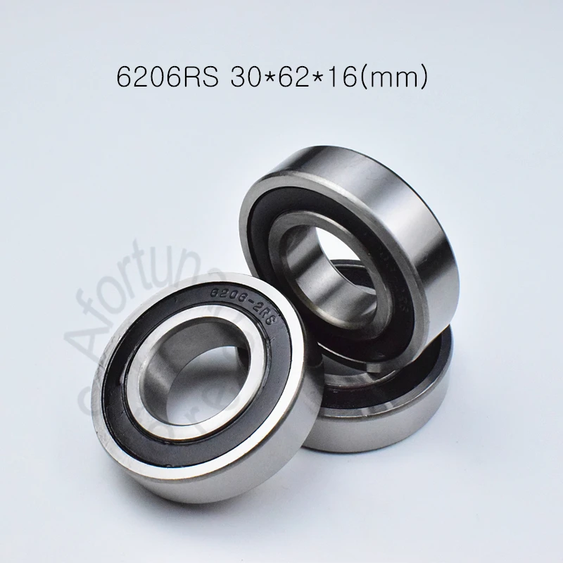 

Подшипники из хромированной стали 6206RS, 30*62*16 (мм), 1 шт.