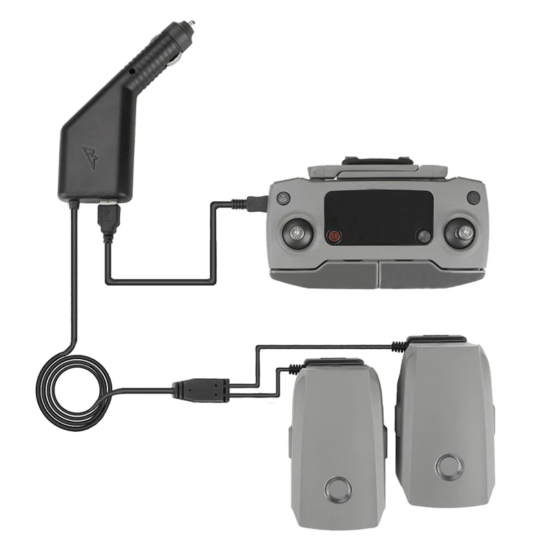 3 в 1 автомобильное зарядное устройство для DJI mavic 2 zoom pro drone|Зарядные устройства