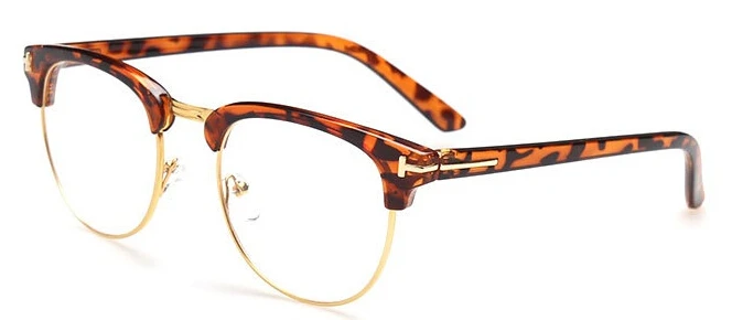 Солнцезащитные очки James Bond, мужские, фирменный дизайн, солнцезащитные очки для женщин, супер звезда, знаменитостей, солнцезащитные очки для вождения, том для мужчин, очки - Цвет линз: Leopard clear