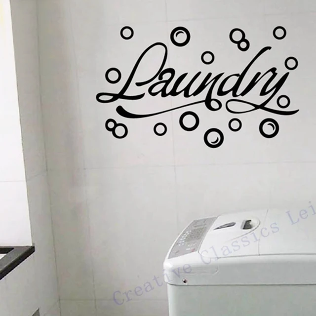 Free Shipping Modern Home Wall Stickers Laundry Room Decor Bubbles Free Shipping Modern Home Wall Stickers Laundry Room Decor Bubbles Decals Vinyl Art