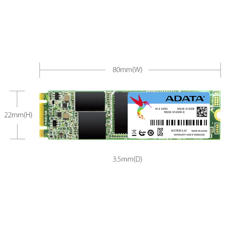 ADATA M.2 SSD SU800 128GB M2 2280 3D NANO NGFF твердотельный накопитель HD Жесткий диск для ноутбука