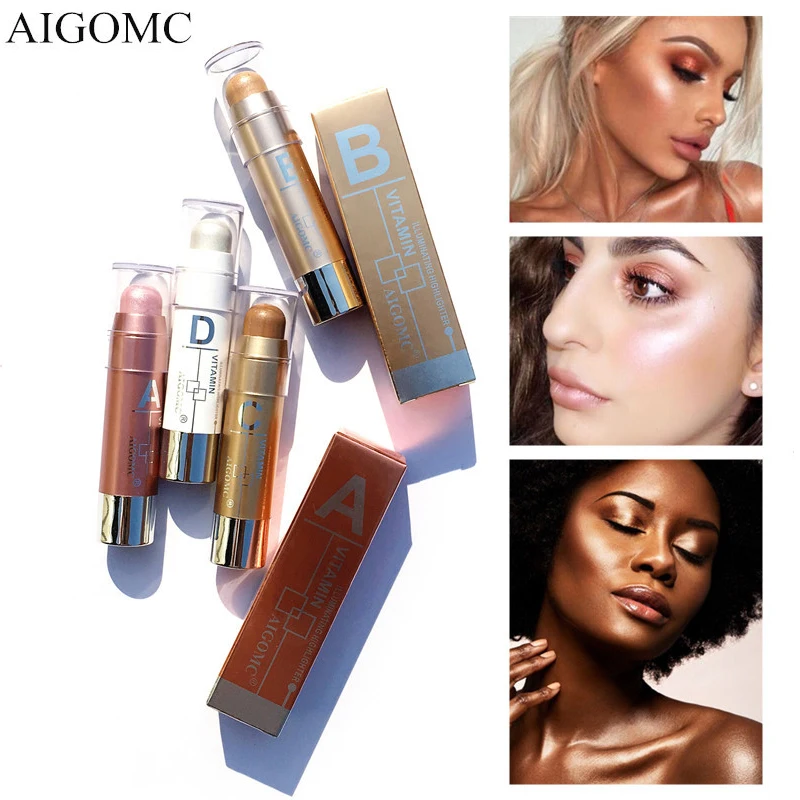 

High-light Repair Capacity Bar Pearl Concealer High-light Bar 3D Brightening V Face Modifying Facial Contours High Light TSLM1
