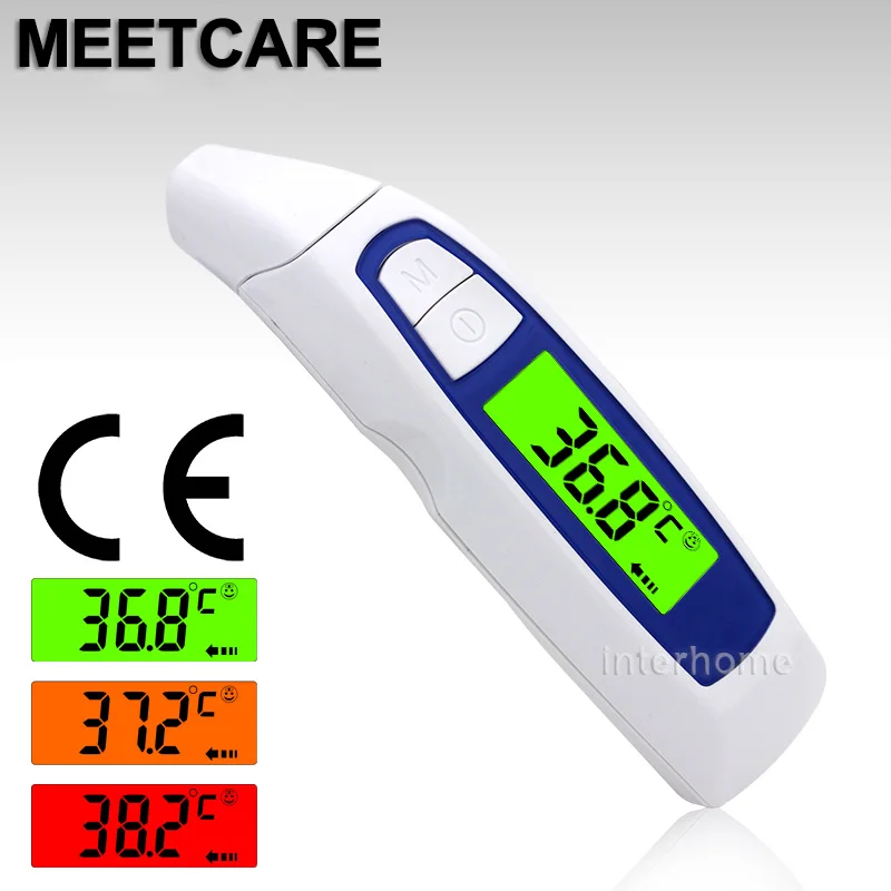 

LCD Termometer Digital Bebe Medical Infrared Thermometro Ear Forehead Non-Contact Baby Adult Fever Temperature Monitor New