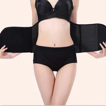 

Shapers Corset Postpartum Solid Waist Trainer Corset Abdomen Body Wear Belt Non-slip Puerperal Butt-lifter Seamless New