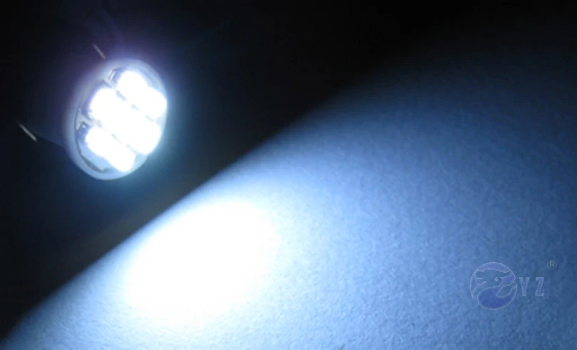100 шт. Акция светодиодные T10 8 smd 1206 светодиодов 8SMD Внутреннее освещение автомобиля