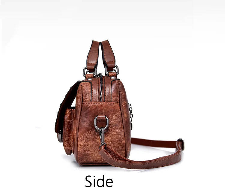 Брендовая женская сумка, Высококачественная кожаная женская сумка через плечо, дизайнерская Ретро Маленькая женская сумка, роскошная женская сумка-мессенджер
