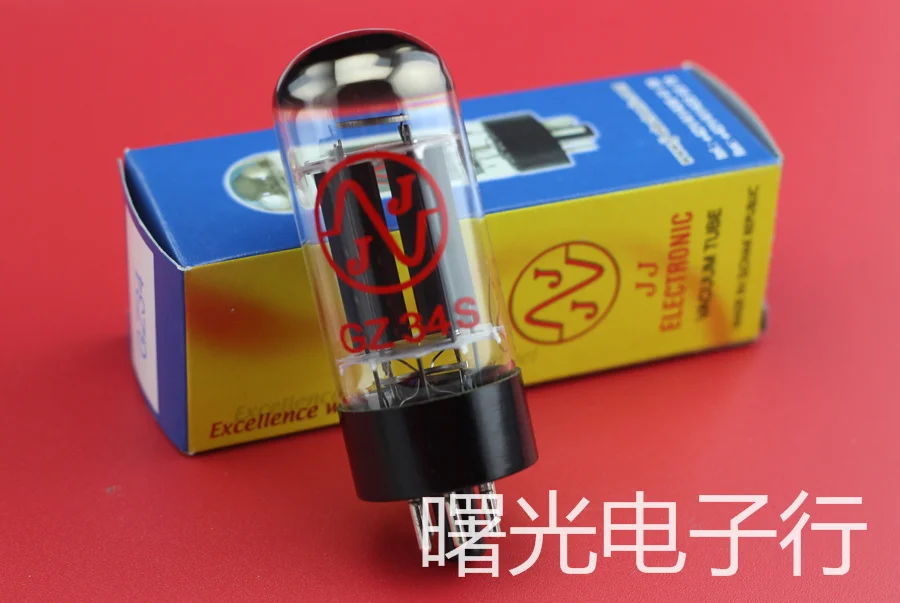 2PCS Czech JJ GZ34 GZ34S rectifier tube straight behalf of 5AR4/5Z4P warranty March FREE SHIPPING | Электронные компоненты и