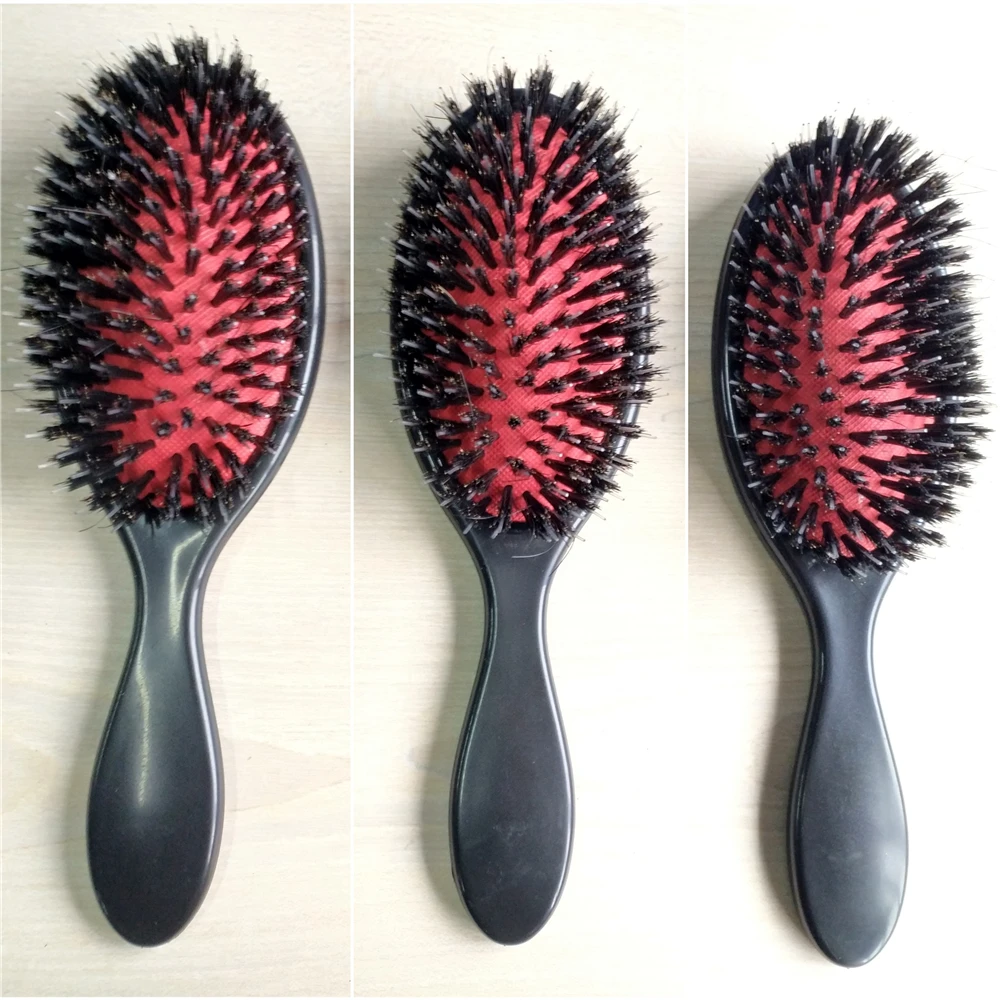 Professional Natural Hair Extension Brush Hair Paddle Brush Real