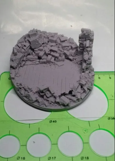 

1/35 WW2 model scene accessories architectural model material Resin floor ruins Model Kit figure Free Shipping