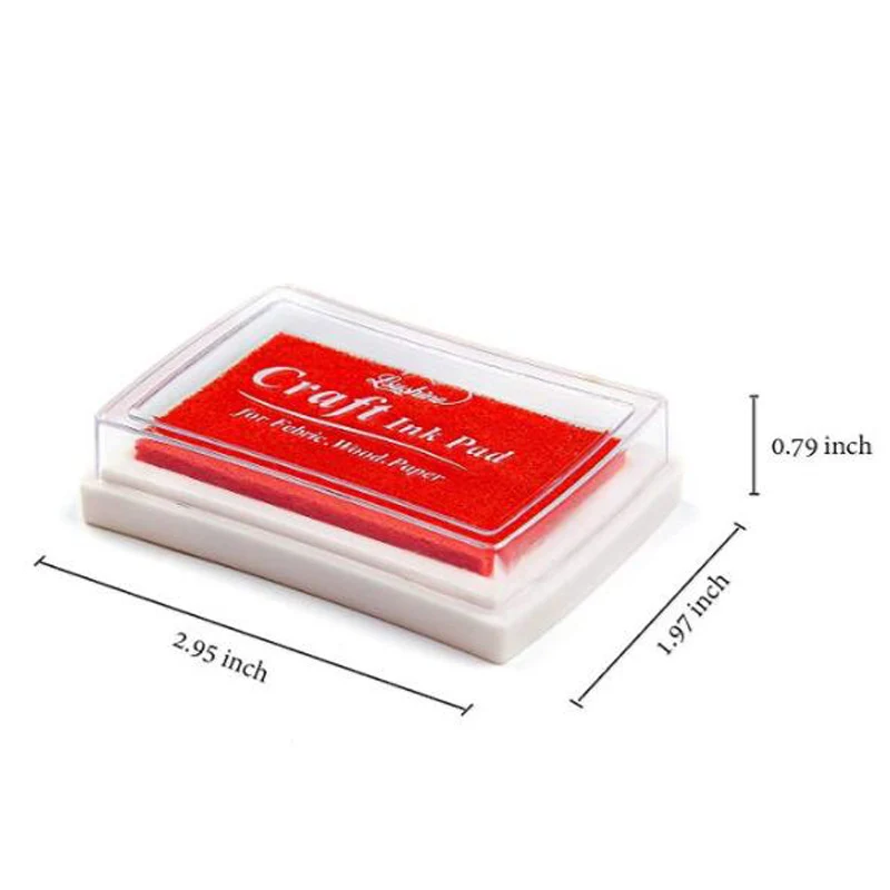15 Colors Craft Ink Pad Stamps Partner DIY Finger Printing Card Making Children DIY Painting Inks (8)