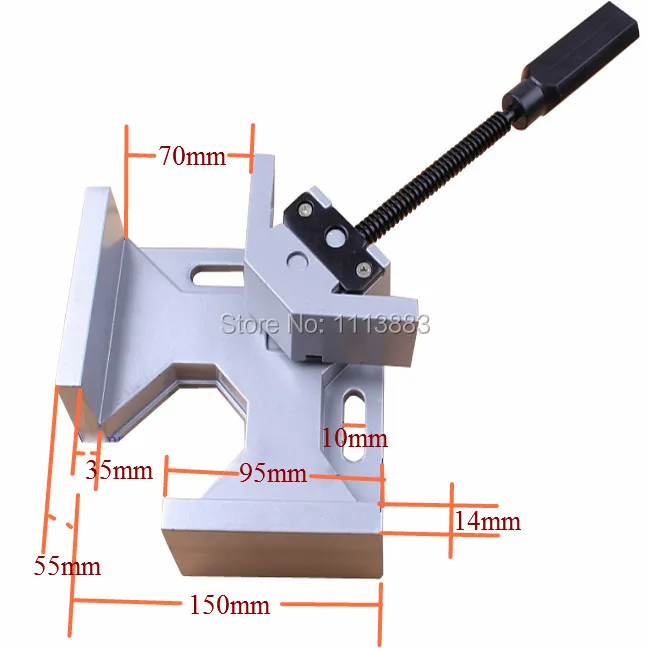 Одна Ручка 90 градусов под прямым углом зажимы для деревообработки DIY фоторамка аквариумная мебель фиксированные толлы Плотницкие пассатижи