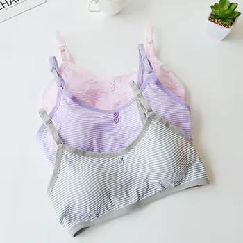 

Teenage Girl Underwear Young Girls Wireless Thin Cup Training Bras Comfortable Bras for Puberty Children Undergarment Clothes