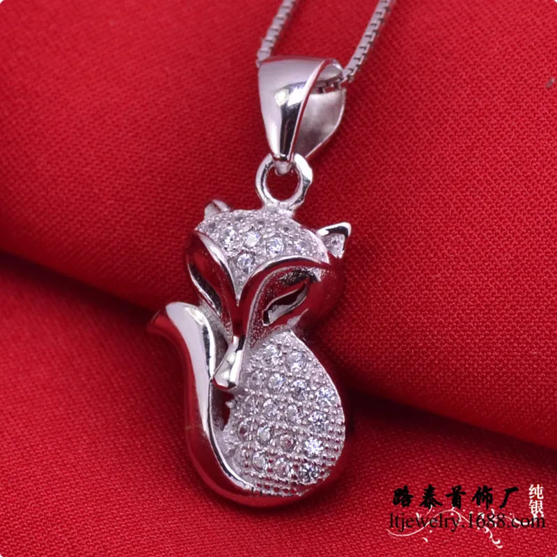 

LSP874 Zircon jewelry cartoon 925 silver pendants wedding, free shipping