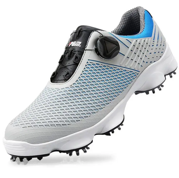 PGM Anti-skid Golf Shoes Men's Waterproof Breathable Sports Shoes Rotary Shoelaces Patented Side Slip-proof Golf Sneakers   PGM Anti-skid Golf Shoes Men's Waterproof Breathable Sports Shoes Rotary Shoelaces Patented Side Slip-proof Golf Sneakers
