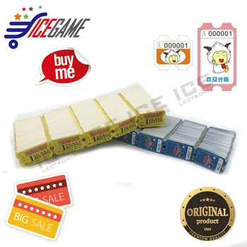 

custom-made arcade game machine tickets 180G amusement token tickets