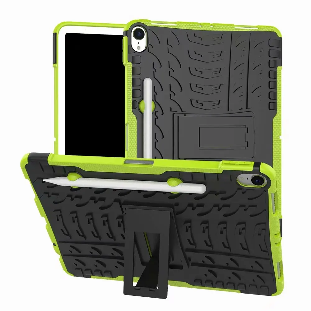 Для ipad 2, 3, 4 Pro 9,7 2017 Pro 10,5 воздуха 1 Air 2 Гибридный KickStand влияние Прочный Heavy Duty TPU + PC чехол 20 штук