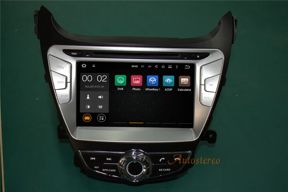 Cheap Android7.1 Car GPS Navigation DVD Player For Hyundai Elantra(MD)2011-2013 Avante(MD) car stereo auto navi autostereo multimedia 2