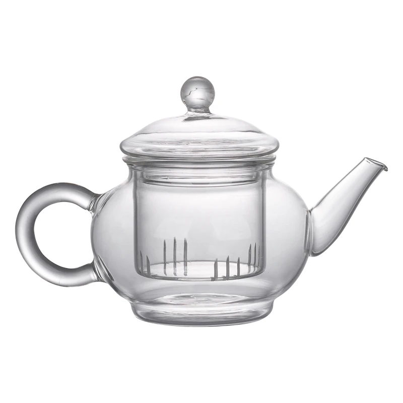 

TANGPIN heat-resistant glass teapot flower tea pot drinkware 240ml
