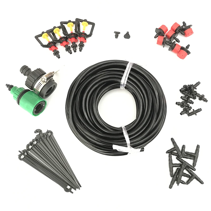 

Hose Irrigation set 20M Water Hose Plants Watering Irrigation Kits Dripper Head Connector for Flowers Plants Sprinkler IT240