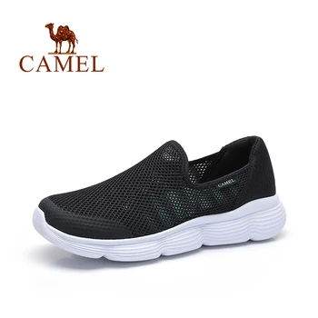 

CAMEL Women's Shoes New Fashion Men and Women Shoes Mesh Cushioning Light Thick Casual Breathable Mesh Lightweight Couple Shoes