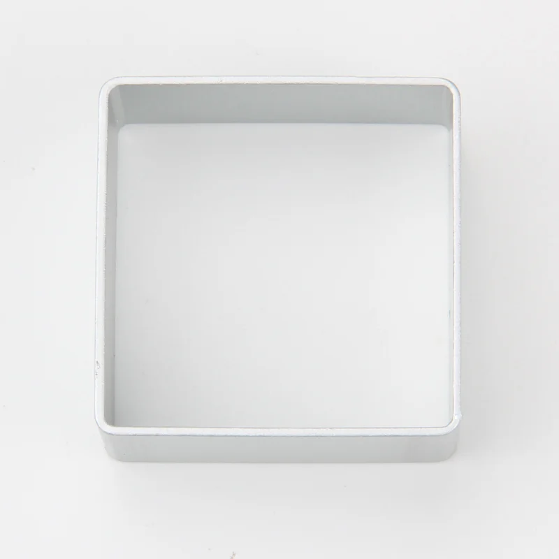(36pcs/lot)Free Shipping FDA High Quality Square Shape Stainless Steel Cookie Cutter/MoldCake