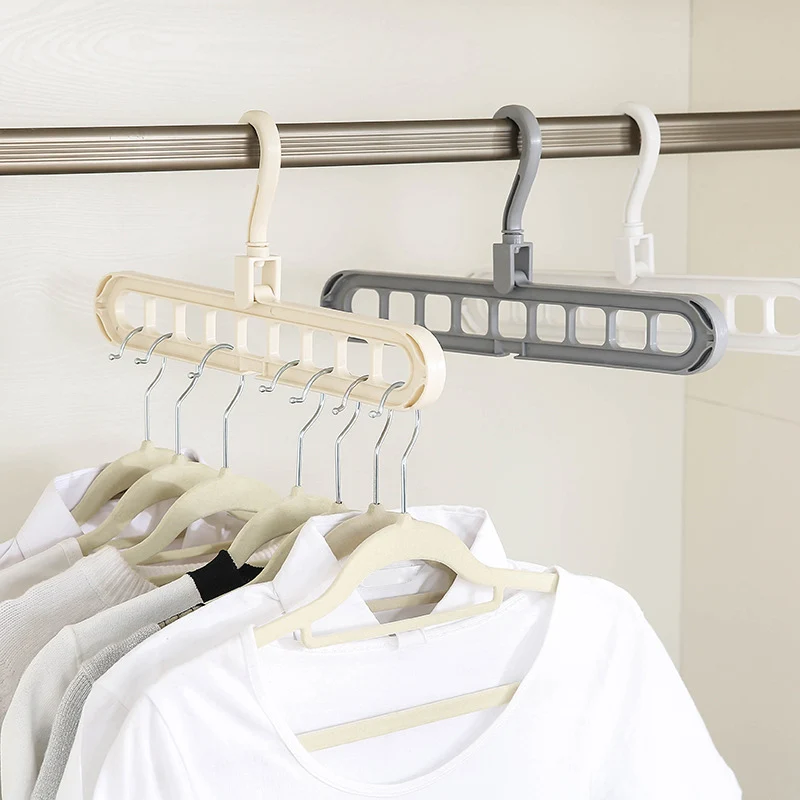

Rotate Anti-skid Folding Hanger Portable Hanging for Home Wet Dry Clothes MDP66