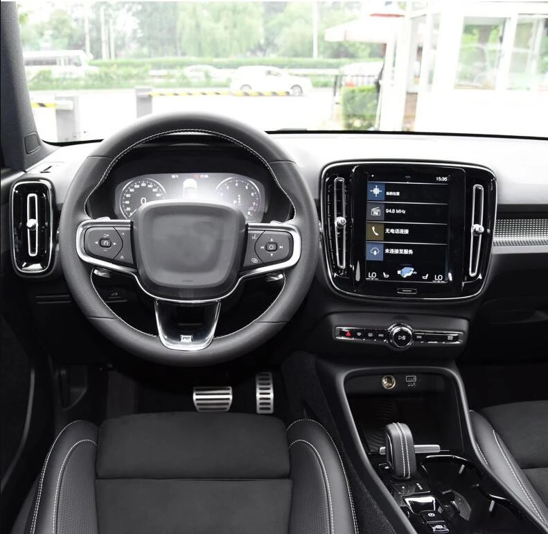 DEE автомобильный аксессуар для Volvo XC40 газовый топливный тормоз из нержавеющей стали упор для ноги около педали AT/MT Нет Сверла Мода ремонт колодки