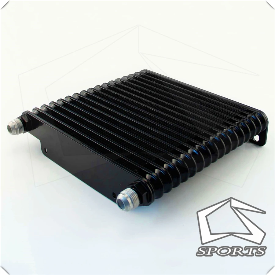 Универсальный черный 17 рядный масляный охладитель 260x230x32 мм AN 10