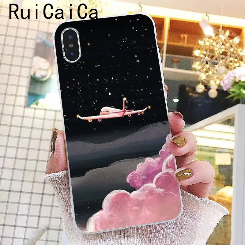 Ruicaica Мультфильм Воздушный самолет новинка чехол для телефона Fundas для iPhone 8 7 6 6S Plus X XS MAX 5 5S SE XR 10 Чехол - Цвет: A3