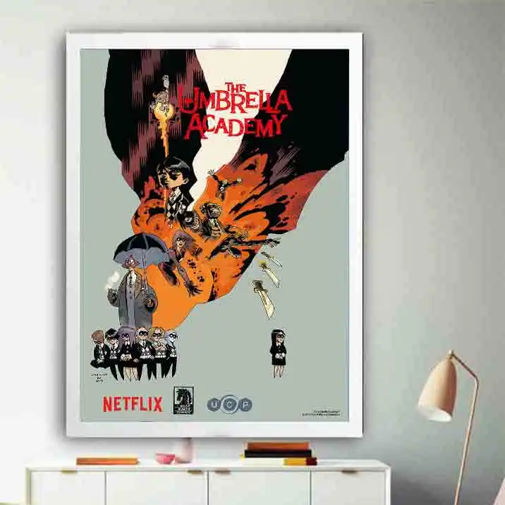 

The Umbrella Academy New TV Series Art Poster Decoration print Custom Picture Decor Canvas Painting12x18 24x36in