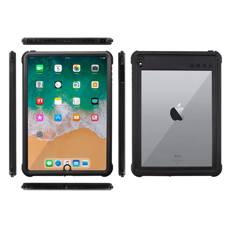 IP68 Waterproof Underwater Case for iPad Pro(10.5 Inch) Heavy Duty Shock Drop Rain Snow Dust Proof Protective Coque Slim Cover