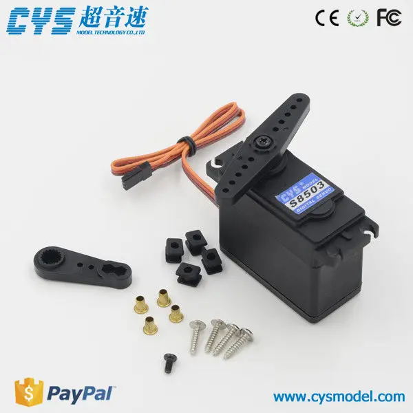 

CYS S8503 HV 1/4 1/5 30KG 0.18 sec Digital Servo for RC Gas Buggy Monster Truck