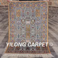 YILONG 2'x3' ручной работы персидский шелковый ковер ручной работы Изысканные четырехсезонные ковры(LH821B2x3