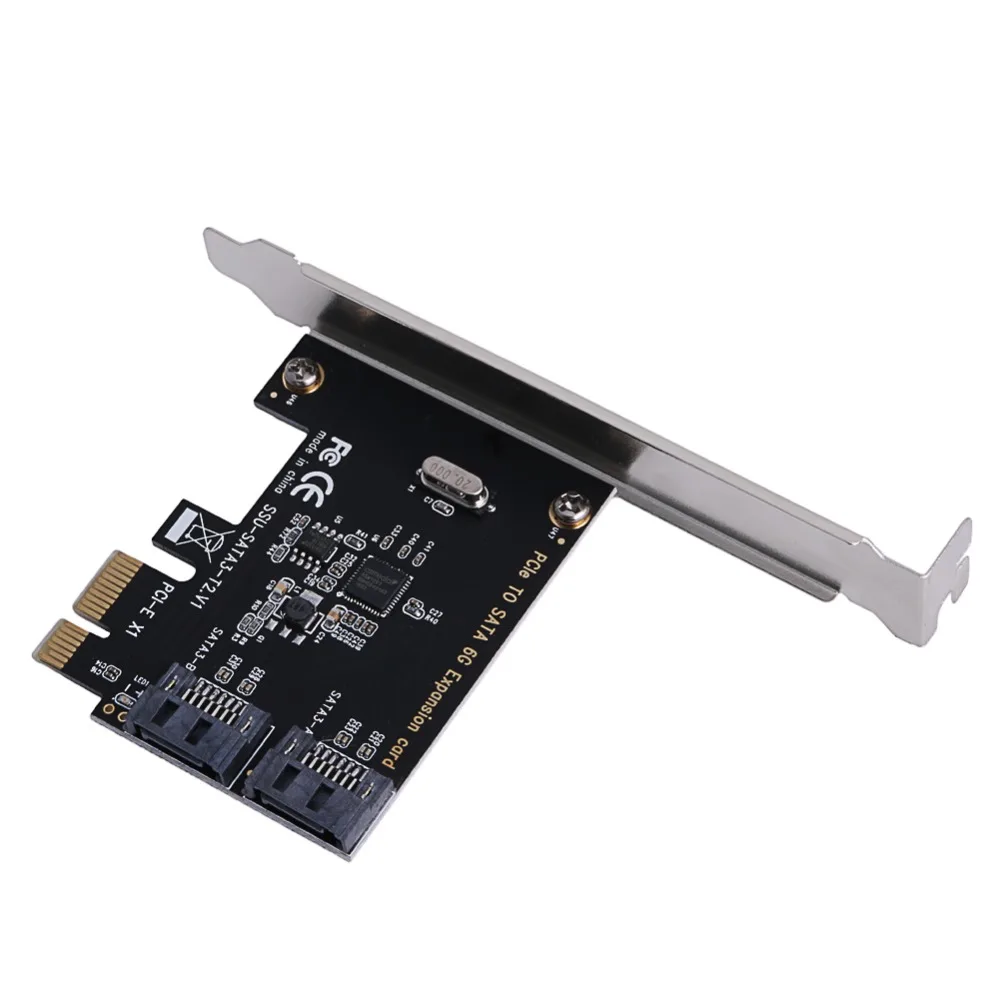 1 Set PCIe PCI Express to SATA3 0 2 Port SATA Connectors III 6G Controller Expansion 4