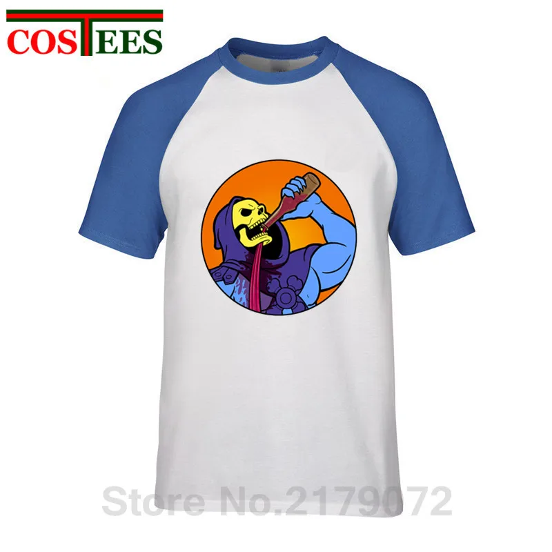 2019 Camiseta Vestido питьевой проблемы Скелет футболки мужское креативное череп дизайн