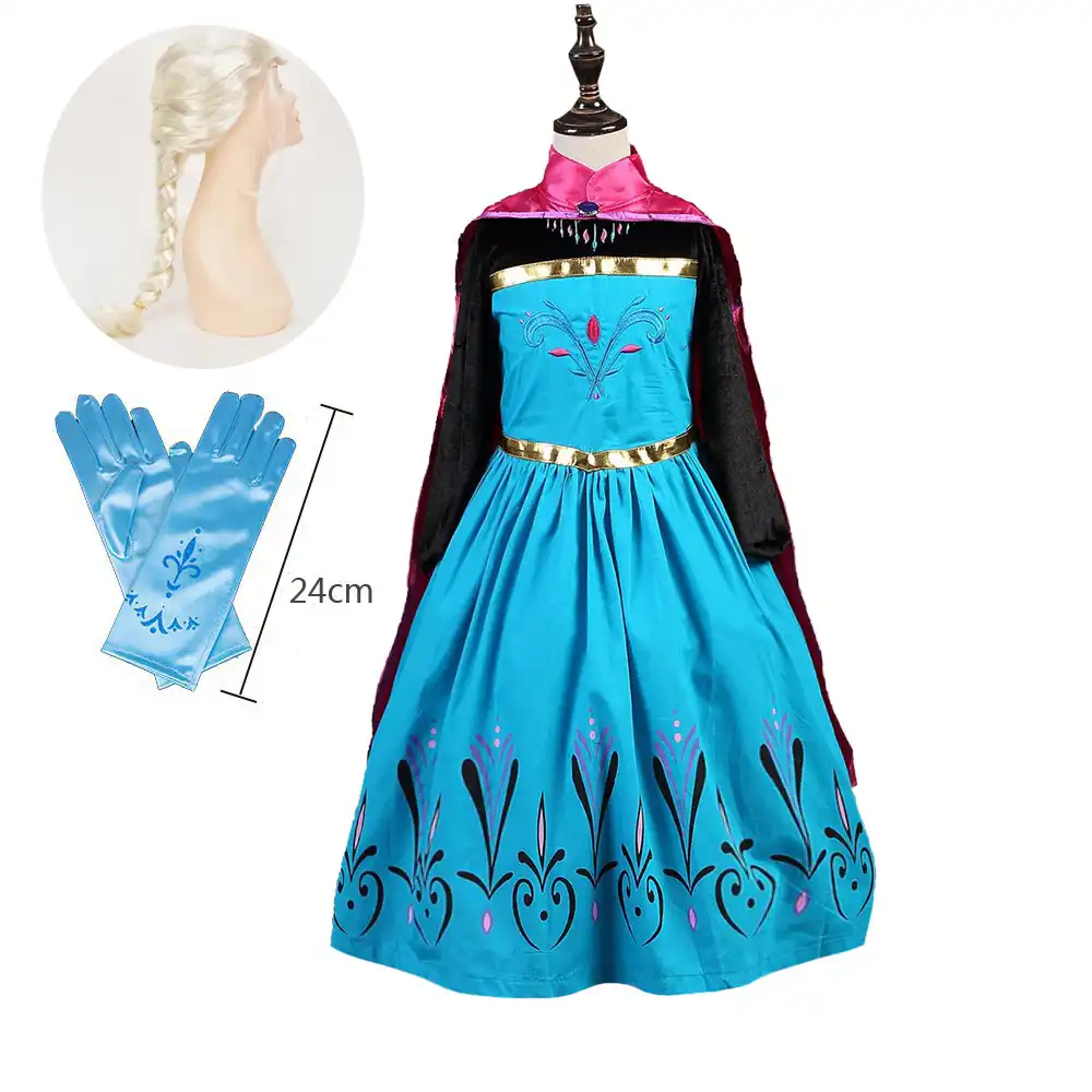 elsa cape and gloves